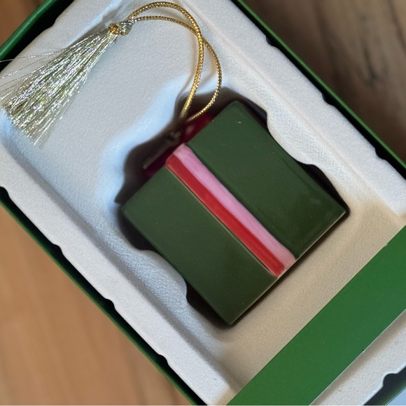 🎁 SALE! NIB ♠️ kate spade new york Be Jolly Gift Ornament - Lenox - Porcelain - Picture 6 of 8